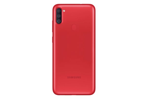 samsung galaxy a11 back view red scaled