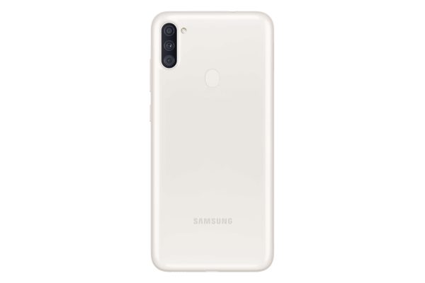 samsung galaxy a11 back view white 1 scaled