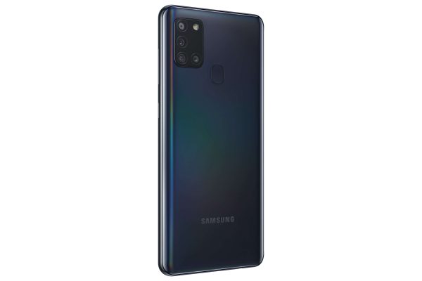 samsung galaxy a21s black color back side view 1 scaled