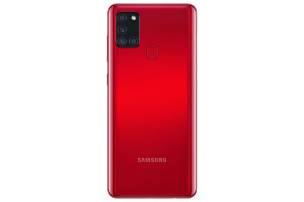 samsung galaxy a21s red color back view 1 scaled